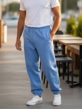 Blue Hawaii Dyed Crazy Shirt Canton Pants Sky Blue Men's XXL